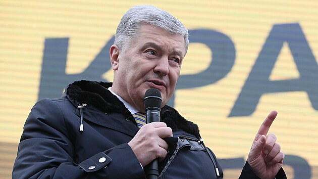 Ukrajinský exprezident Petro Poroenko (28. ledna 2022)