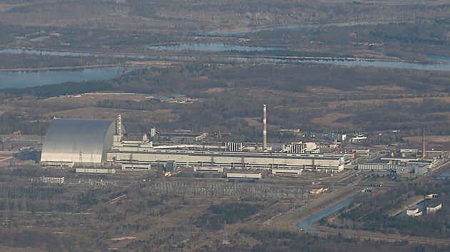 Jadern elektrrna ernobyl na snmku z roku 2021