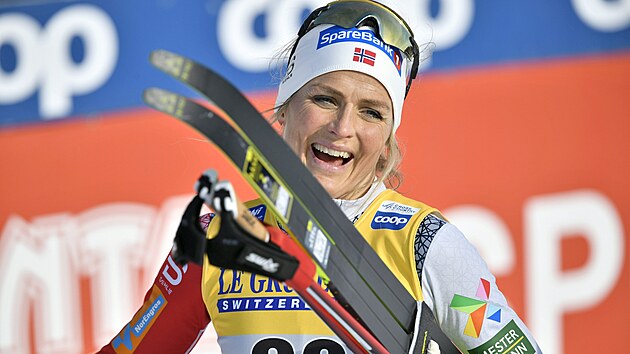 Therese Johaugov, vtzka klasick destky v Lahti