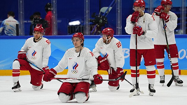 Olympijsk turnaj v lednm hokej boj o zlato. Finsko - Rusko 2:1. ekn kon....