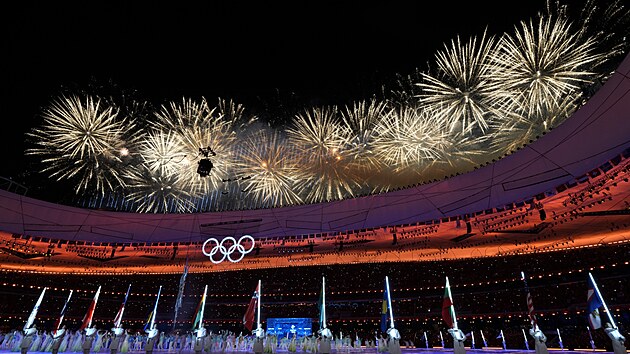 Olympijsk hry v Pekingu kon. Zimn sportovn svtek uzavr slavnostn...