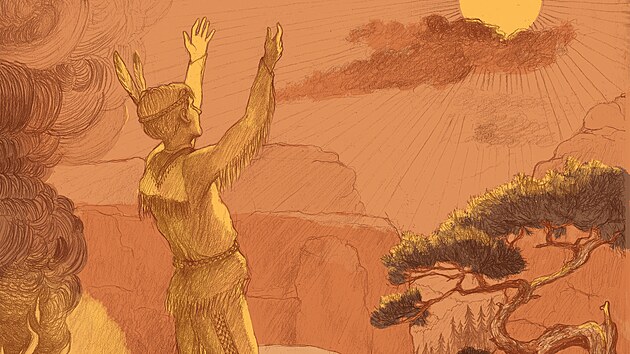 Ilustrace z knihy Zkza Jezern kotliny