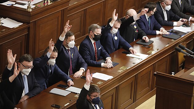 Mimořádné jednání Poslanecké sněmovny k situaci na Ukrajině. (24. února 2022)