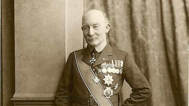 Zakladatel skautskho hnut Robert Baden-Powell (1. ledna 1929)