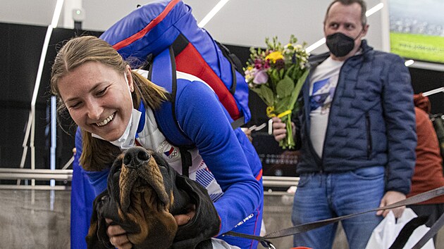 Alpsk lyaka Tereza Nov po pletu z olympijskch her v Pekingu.