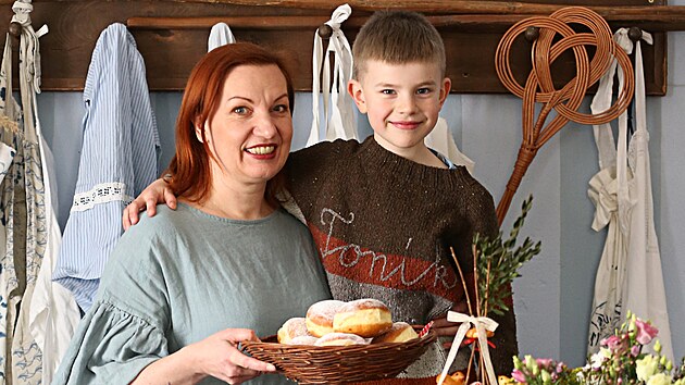 Petra Burianov a jej syn Antonn