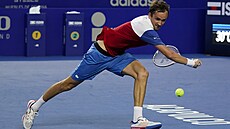 Daniil Medved�v v 1. kole turnaje v Acapulcu.