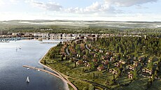 Urbanistická studie jezera Medard na Sokolovsku