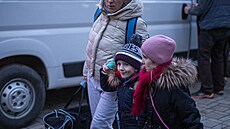 Pechod Ubla na hranici mezi Slovenskem a Ukrajinou. Uprchlíci nali útoit v...