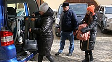 Ukrajintí upchlíci se na Arcidiezní charit Olomouc chystají k odjezdu do...