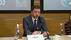 Ministr vnitra Vít Raku�an po jednání Úst�edního krizového �tábu