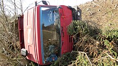 A ti roky si me pobýt ve vzení idi nákladního auta, které se pevrátilo...