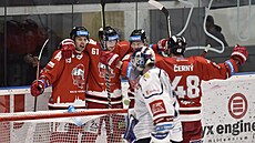 Utkání 55. kola hokejové extraligy: HC Olomouc - Rytíi Kladno. Hrái Olomouce...