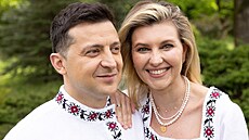 Olena Zelenská se svým manželem Volodymyrem | na serveru Lidovky.cz | aktuální zprávy