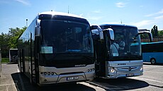 Autobusy společnosti United Buses využívané k expresním linkám přes Vysočinu.