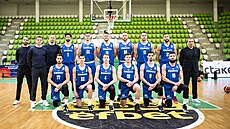 etí basketbalisté ped utkáním s Bulharskem.