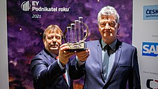 Majitelé firmy aluzie NEVA z Kralic na Hané Ladislav Vrána (vlevo) a Jií...