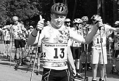 Mladý ukrajinský biatlonista Jevhen Malyev zahynul bhem války s Ruskem.