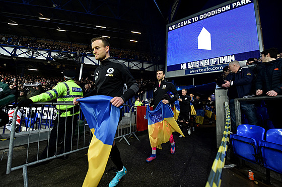 Fotbalisté týmu Boreham Wood FC z páté ligy kráí k zápase Anglického poháru...