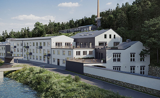Ambiciózní projekt Továrna Vír zahrnuje revitalizaci areálu a jeho pemnu na...