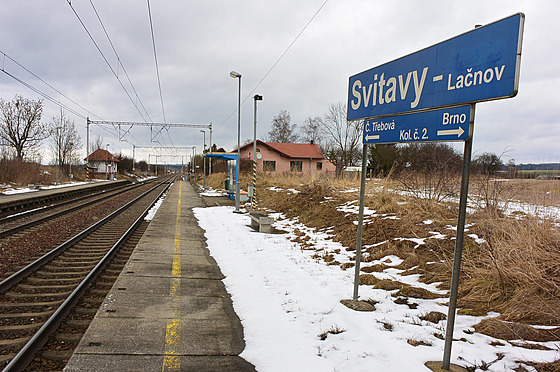 Zastávka Svitavy  Lanov se nachází na katastru Svitav, po pesunu za...