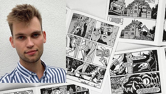 Petr Polák získal jednu z komiksových cen Muriel za soubor tí povídek Moál, který pitom vydal jen nízkonákladov ve kole.