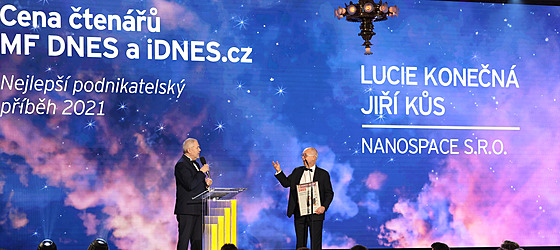 Cenu �tená�� MF DNES a iDNES.cz za Nejlep�í podnikatelský p�íb�h roku 2021...