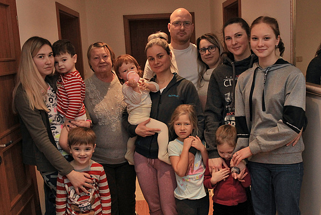 Třem ukrajinským rodinám nabídli ubytování manželé Prokopovi z Polanky nad...