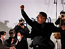 Nový jihokorejský prezident Jun Sok-jol (9. bezna.2022)