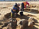 Archeologové hlásí mimoádné nálezy z výzkumu v trase budoucí dálnice D55.