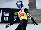 Japonský skokan na lyích Rjoju Kobajai v Lillehammeru