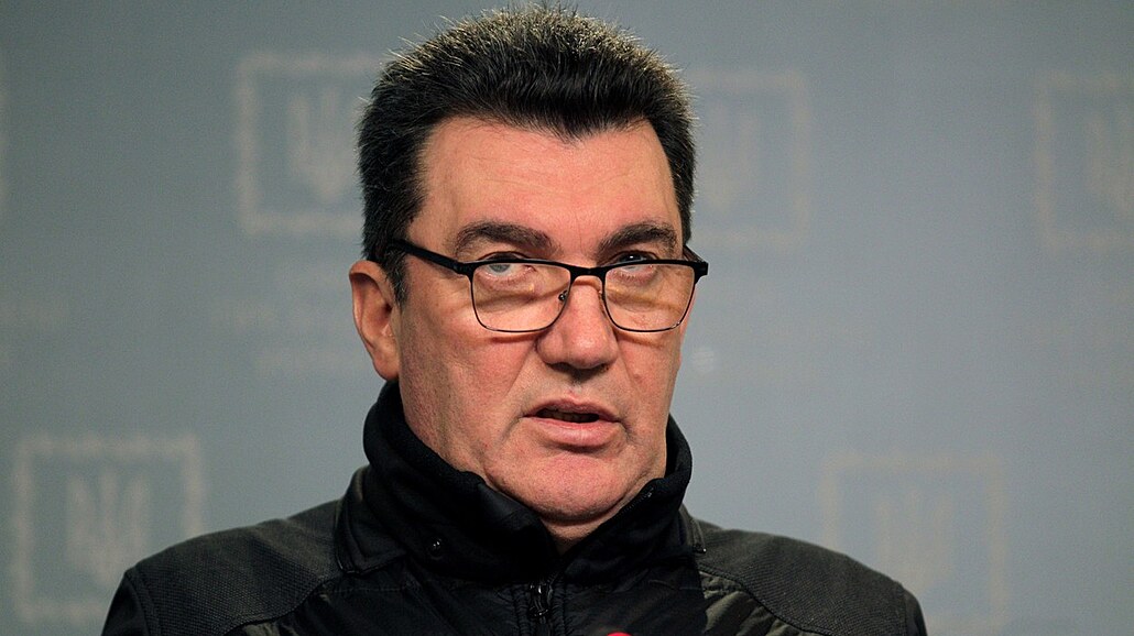 Šéf ukrajinské bezpečnostní rady Oleksij Danilov. (23. února 2022)