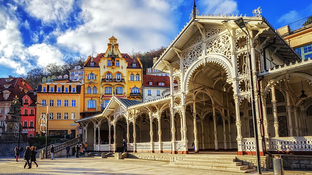 Karlovy Vary jsou spolen s ostatními Slavnými láznmi Evropy na seznamu...