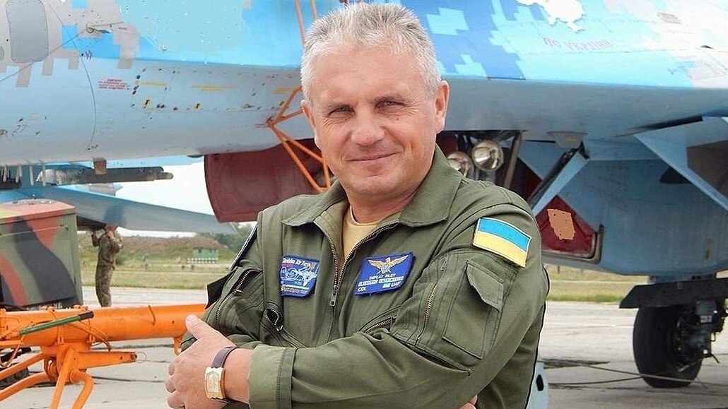 Elitní pilot ukrajinského letectva Oleksandr Oksanchenko