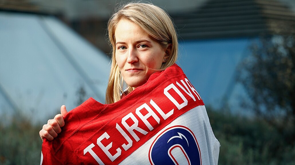Aneta Tejralová, hokejistka Niního Novgorodu, vedoucího týmu ruské WHL.