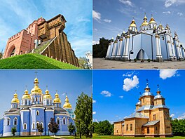 Chrámy, historické domy, skanzeny, paláce, sochy. To byly krásy ukrajinské...