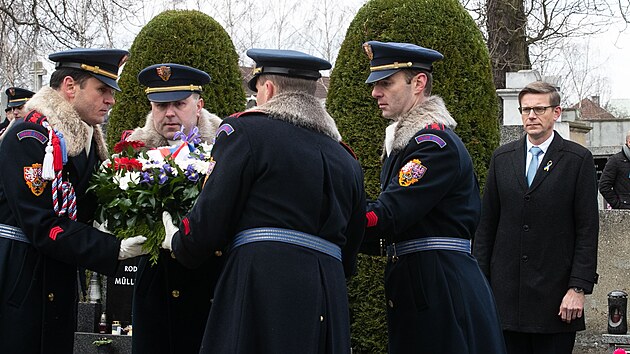 Pietni akt v Lnech k 172.vyro narozeni prezidenta Tomae Garriga Masaryka. (7.3.2022)