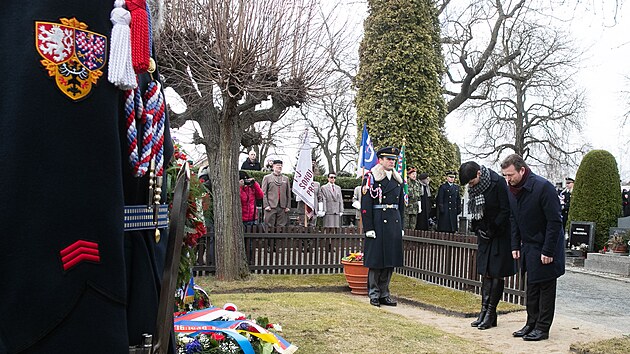 Pietni akt v Lnech k 172.vyro narozeni prezidenta Tomae Garriga Masaryka. (7.3.2022)