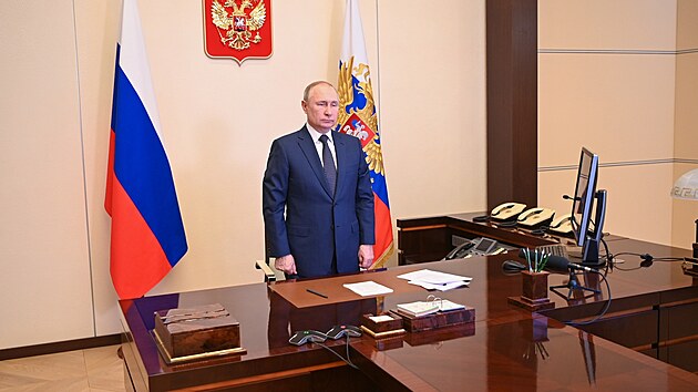 Rusk prezident Vladimir Putin (4. bezna 2022)