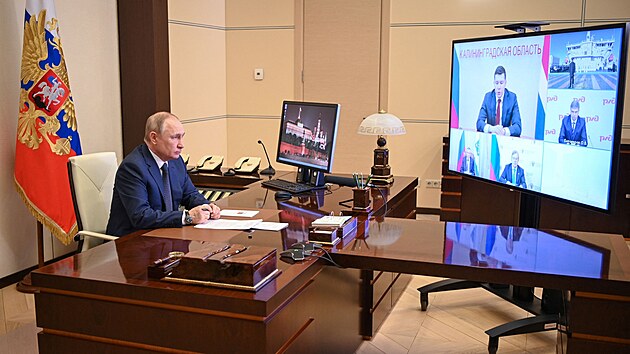 Rusk prezident Vladimir Putin (4. bezna 2022)