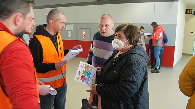 Na Letišti České Budějovice otevřel Jihočeský kraj 3. března velké centrum pro uprchlíky z Ukrajiny.