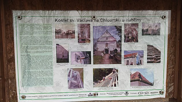 Pedel opravy kostela sv. Vclava na Chloumku zajistila Spolenost ochrnc pamtek ve vchodnch echch.
