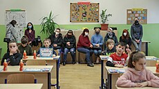 Na 1. slovanském gymnáziu v Praze zaala fungovat jednotídka pro uprchlíky z...