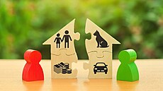 man�elské smlouvy - d�lení majetku