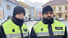Lukáš Zatloukal a Veronika Girgová se jako asistenti prevence kriminality v...