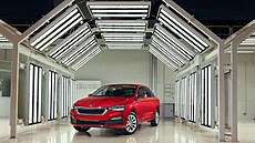 Ruské provedení �kody Rapid p�evzalo design modelu Scala.
