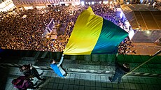 Benefiční koncert z Václavského náměstí na pomoc lidem zasaženým konfliktem na...