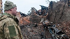 Válená zóna v Charkov na Ukrajin. (7. bezna 2022)