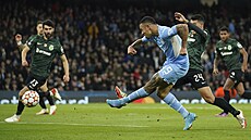 Gabriel Jesus z Manchesteru City otevírá skóre proti Sportingu. Jeho gól byl...