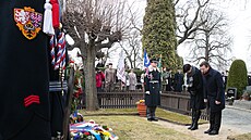 Pietni akt v Lánech k 172.vyroí narozeni prezidenta Tomae Garriga Masaryka....